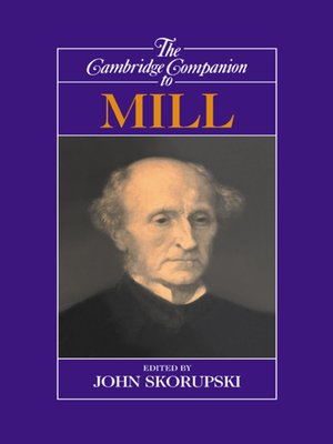 cover image of The Cambridge Companion to Mill